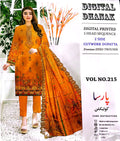 Digital Dhanak By Parsa 3piece