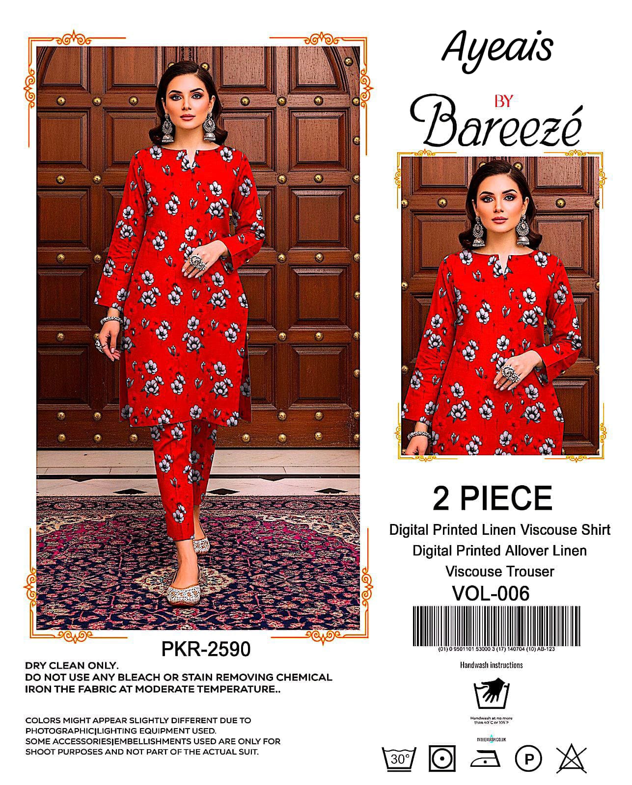 Bareeze-2piece suit - Ayeais_collection
